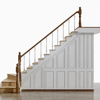 美式实木楼梯