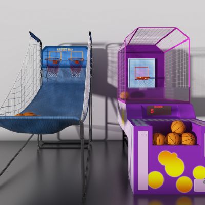 现代投篮机游戏厅娱乐设备