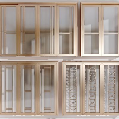 现代玻璃门厨卫门推拉门