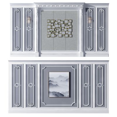 简欧护墙板背景墙