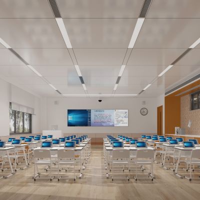 现代简约多媒体教室
