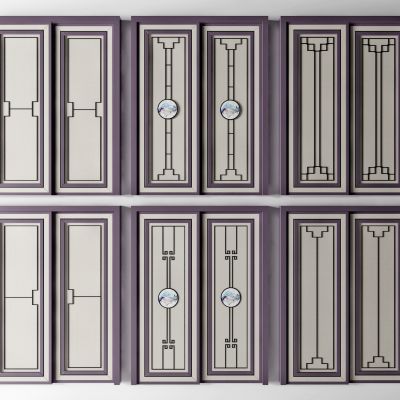 新中式玻璃推拉门厨卫门