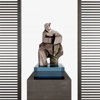 新中式朱铭太极抽象人物雕塑摆件