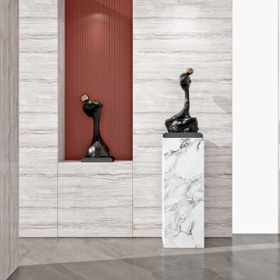 现代抽象人物雕塑，雕像