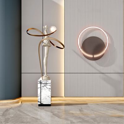 现代人物雕塑摆件摆台