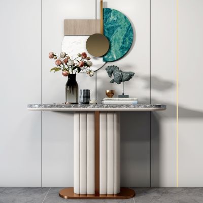 现代轻奢端景台