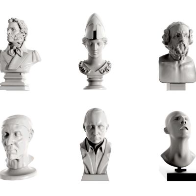 现代人像雕塑摆件