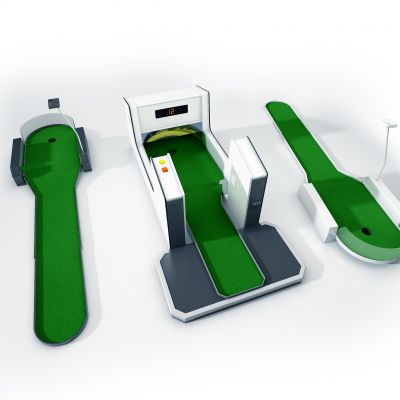 现代室内高尔夫设备