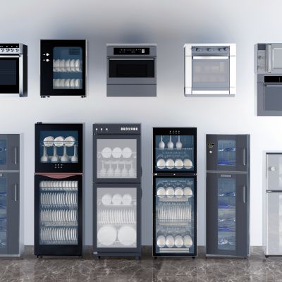 现代碗筷消毒柜，洗碗机