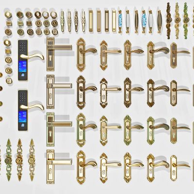 欧式雕花门把手抽屉拉手