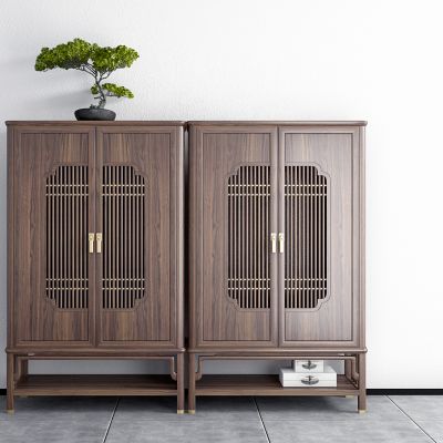 古典红木装饰柜