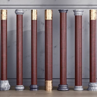 新中式柱子