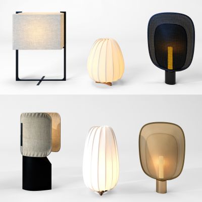 新中式灯笼台灯