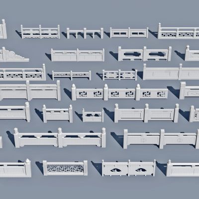 中式大理石，玉石栏杆，护栏