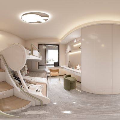 现代儿童房女儿房