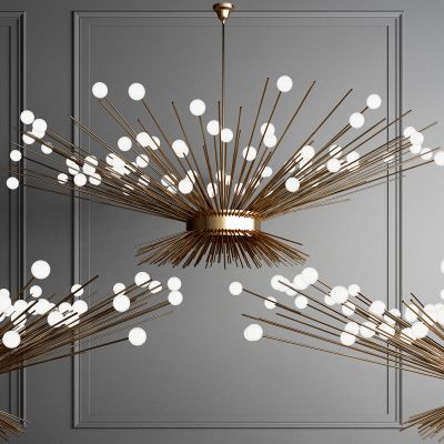 现代个性金属多头吊灯