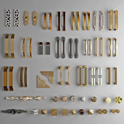 现代金属柜门拉手把手