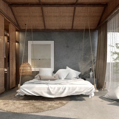 东南亚自然风，民宿酒店客房