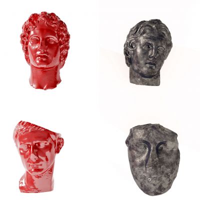 欧式人物头像雕塑
