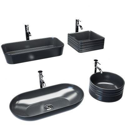 现代洗手池台盆