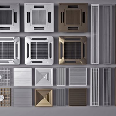 现代空调通风口出风口