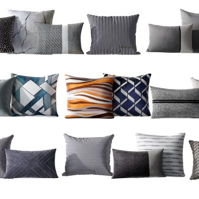 现代布艺抱枕，靠包