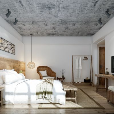 新中式民宿自然风酒店客房