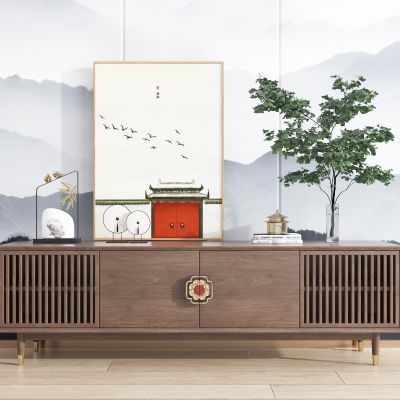 新中式电视柜