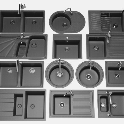 现代洗菜池水槽