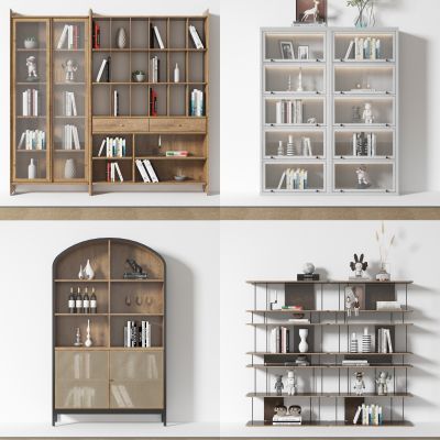 北欧 书柜