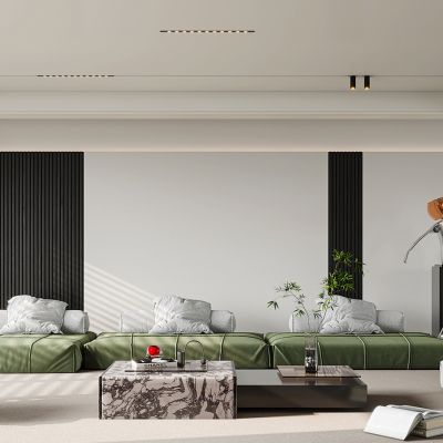 现代极简客厅