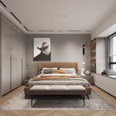 现代卧室
