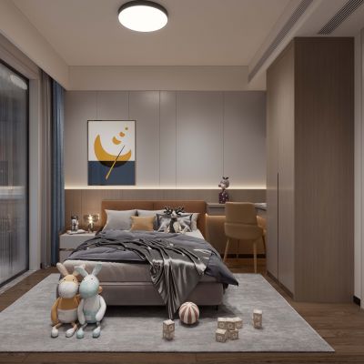 现代儿童房卧室