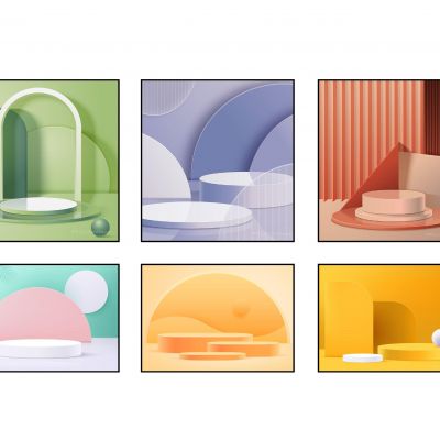 现代奶油风挂画，儿童彩色装饰画