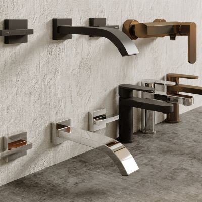 现代水龙_墙出水龙头