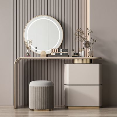 现代轻奢梳妆台