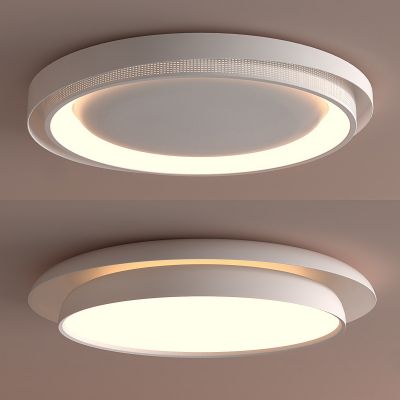 现代时尚白色吸顶灯