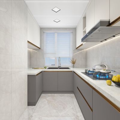 现代蜂窝大板吊顶厨房