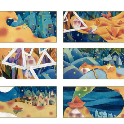 现代卡通儿童装饰挂画 公主