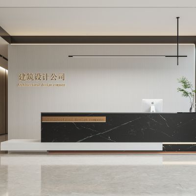 现代公司前台接待