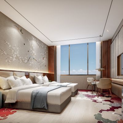 新中式酒店客房