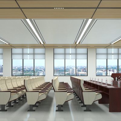 会议室，报告厅3D模型