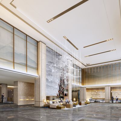 现代酒店大堂