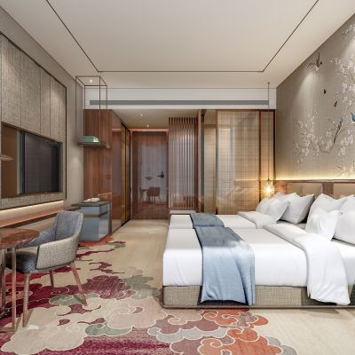 新中式酒店客房