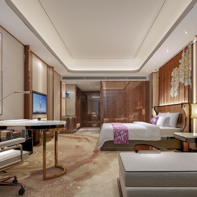 新中式酒店客房