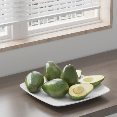 牛油果 水果 果盘