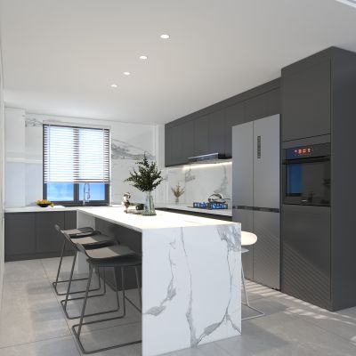 现代开放式厨房