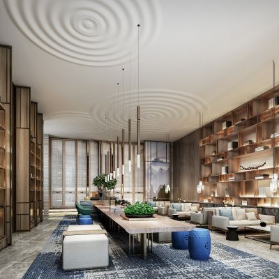 现代酒店大堂吧