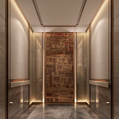 新中式电梯轿厢