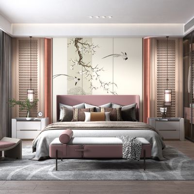 新中式卧室主人房